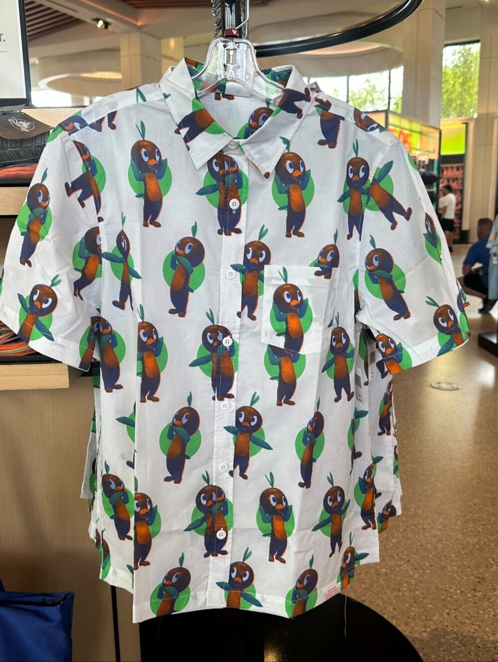 Disney Parks Orange Bird Button-Up